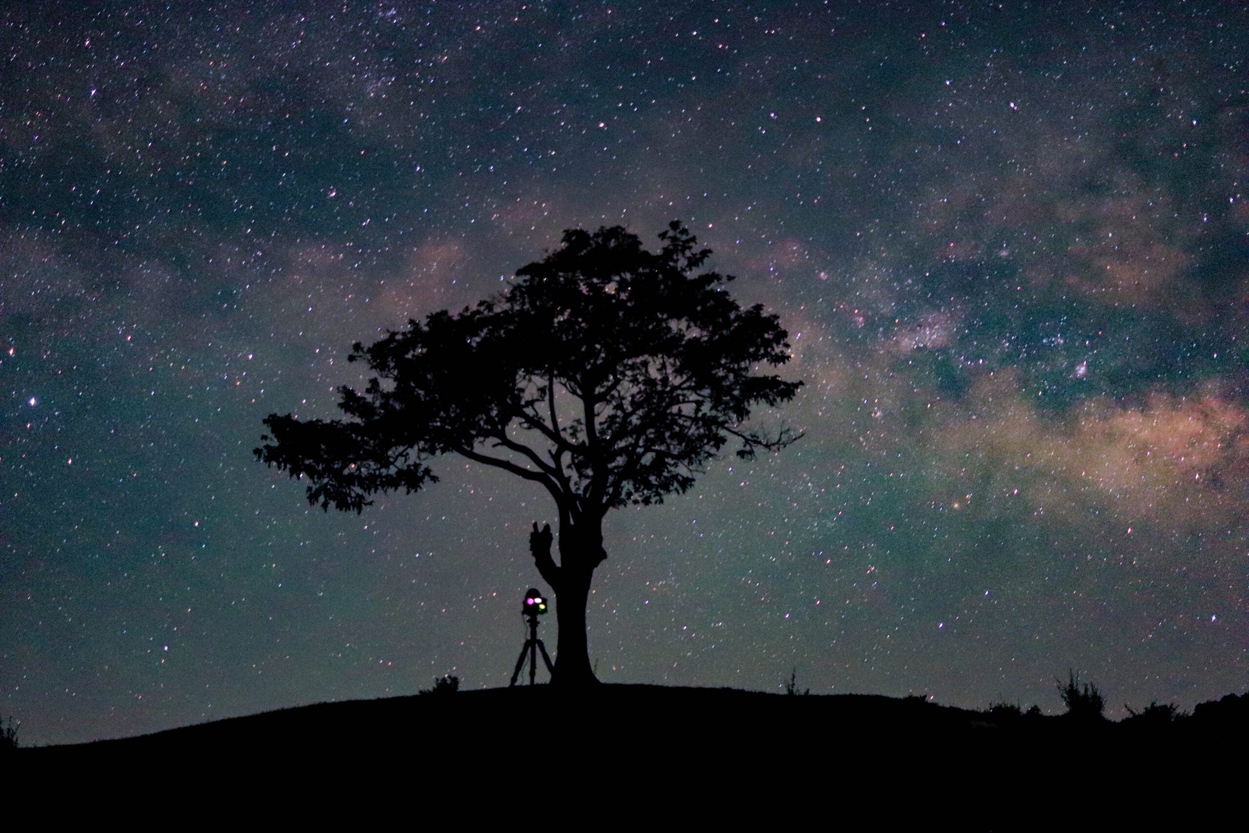 Milky way galaxy at Benital