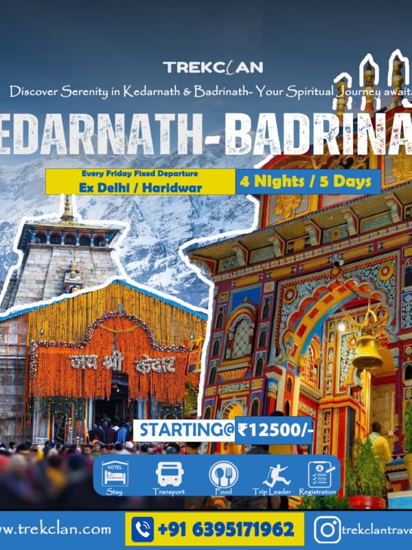 Do Dham tour package, Kedarnath badrinath tour package
