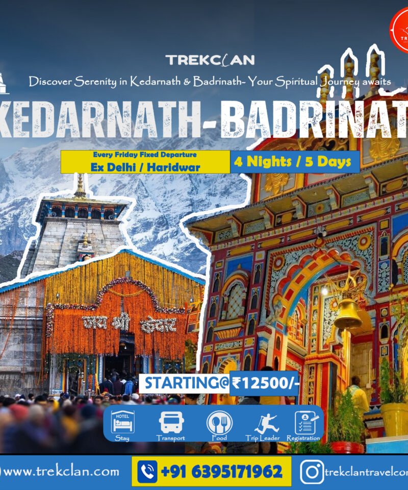 Do Dham tour package, Kedarnath badrinath tour package
