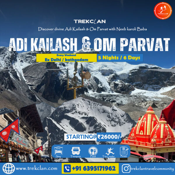 Adi kailash Om Parvat Tour package