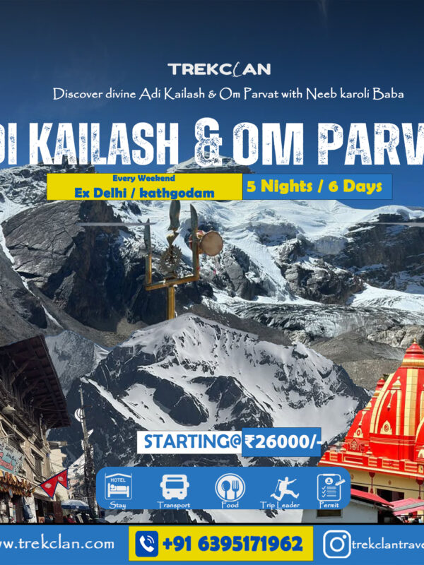 Adi kailash Om Parvat Tour package