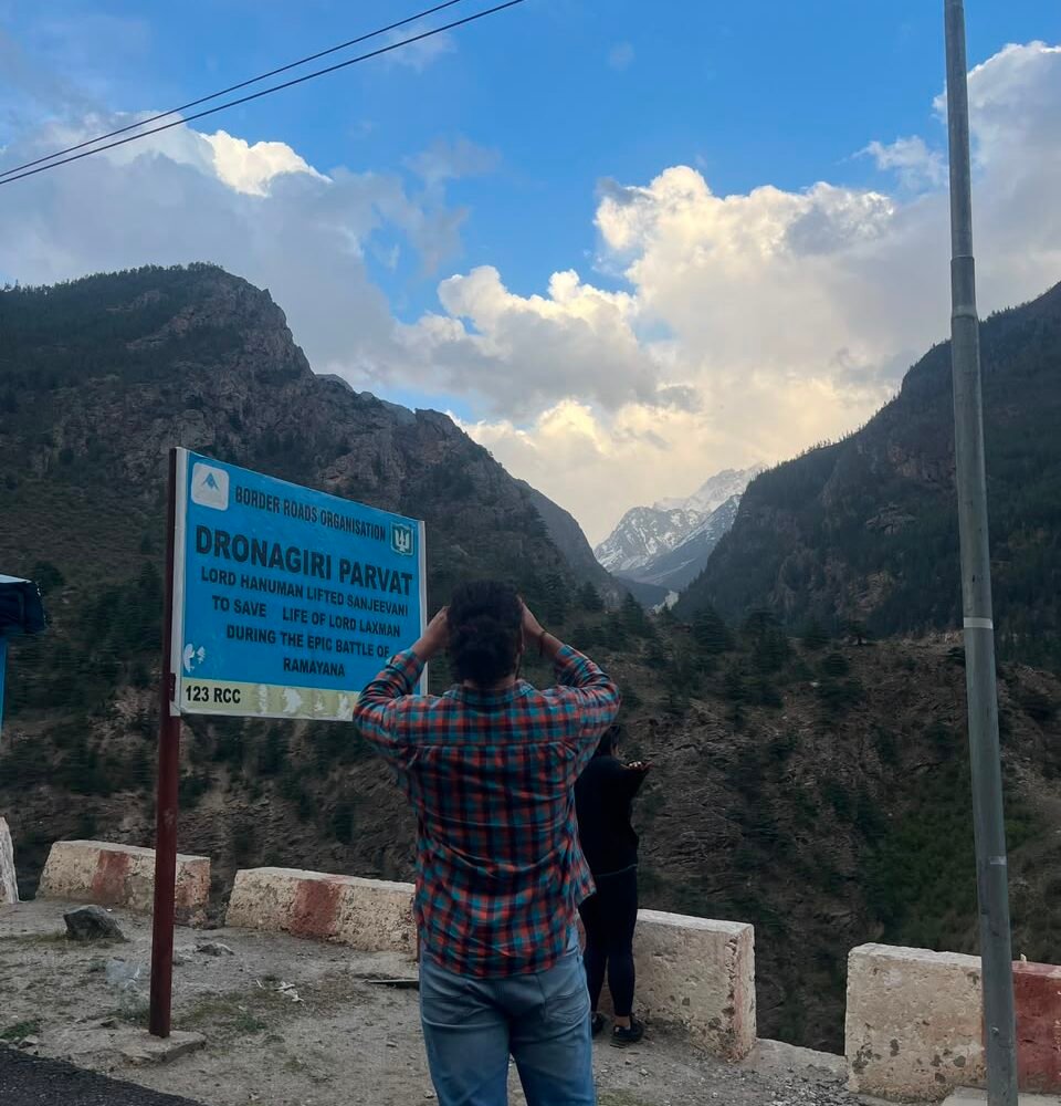 dronagiri parvat view point dronagiri parvat